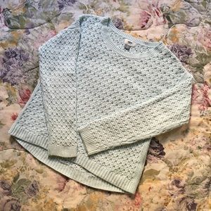 Light Blue/Mint Blue Knitted Sweater